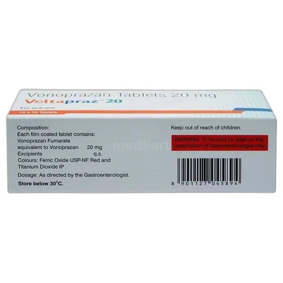 voltapraz 20 tablet 10's